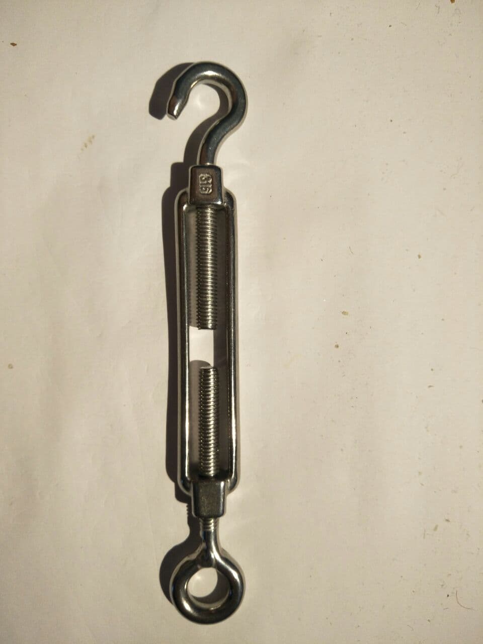 Turnbuckle Eye to Hook size 6 Stainless Steel