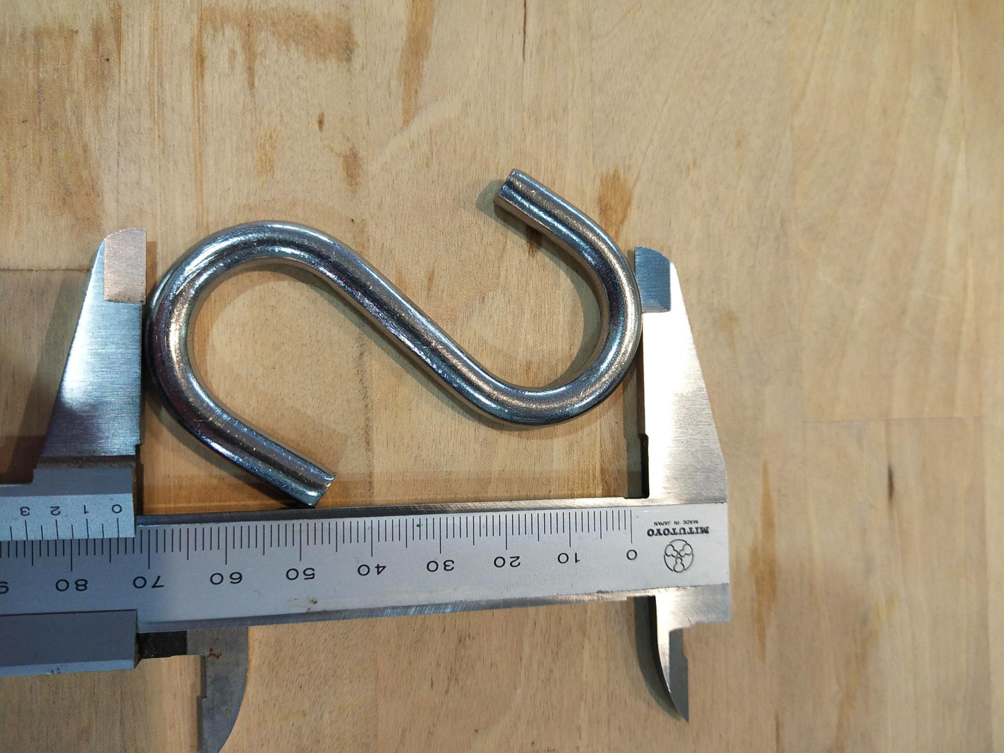 S-Hook 6.5 x 75 mm Stainless Steel (SS304)