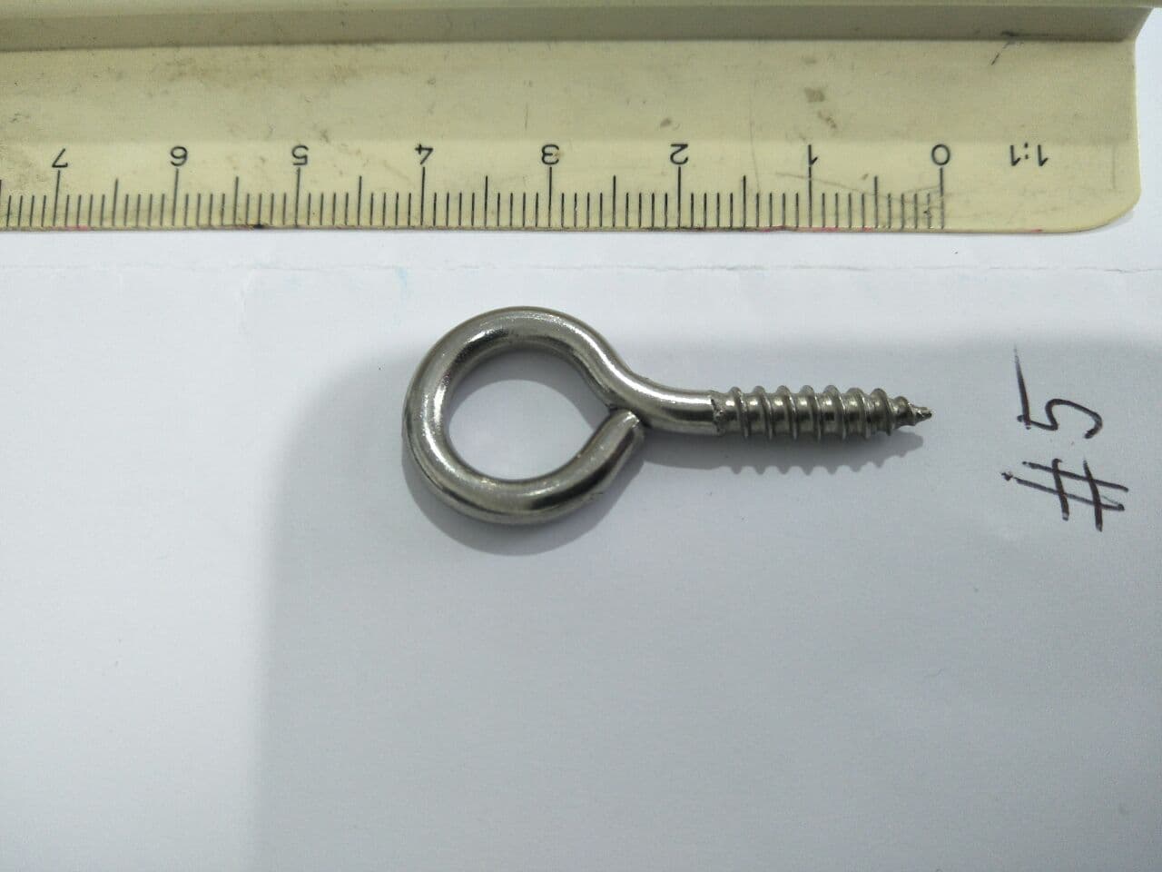 Screw Eye 3.3 x 37 mm Stainless Steel (SS304)