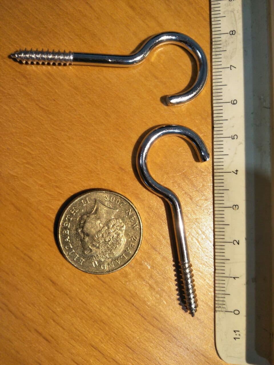 Screw Hook 3.2 x 54 mm Stainless Steel (SS304)