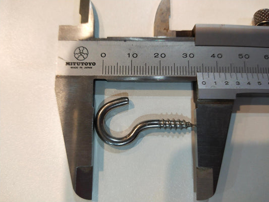 Screw Hook 3.5 x 35 mm Stainless Steel (SS304)