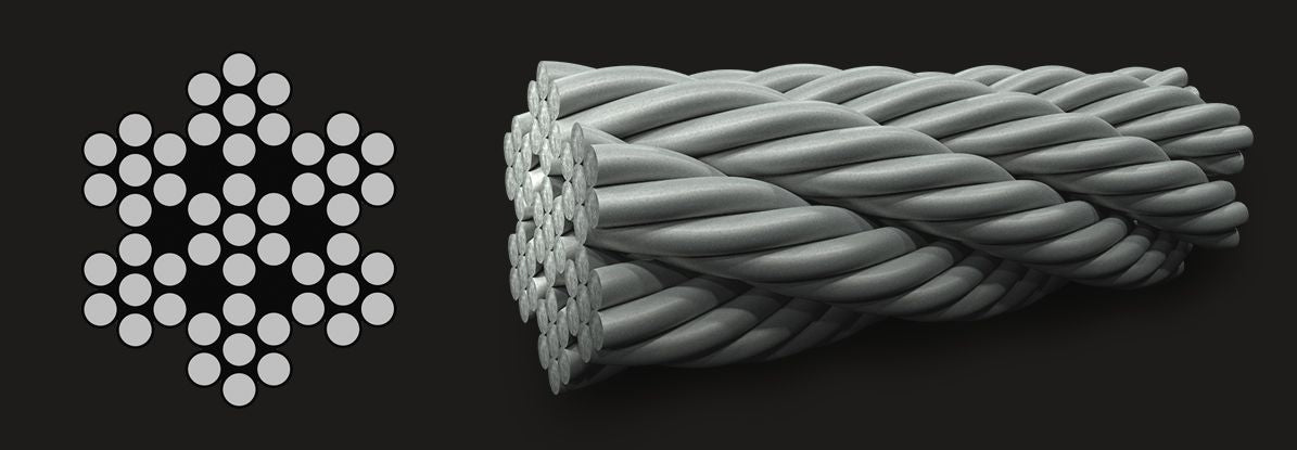 Wire Rope 7*7 Diameter 3.0 mm Stainless Steel