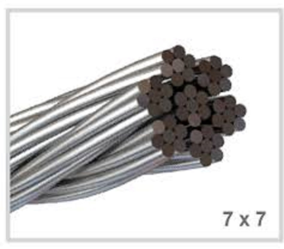 Wire Rope 7*7 Diameter 3.0 mm Stainless Steel